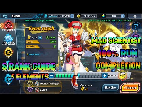 MegaMan X DiVE - Mad Scientist ~ 100% Completion Run |S Rank|