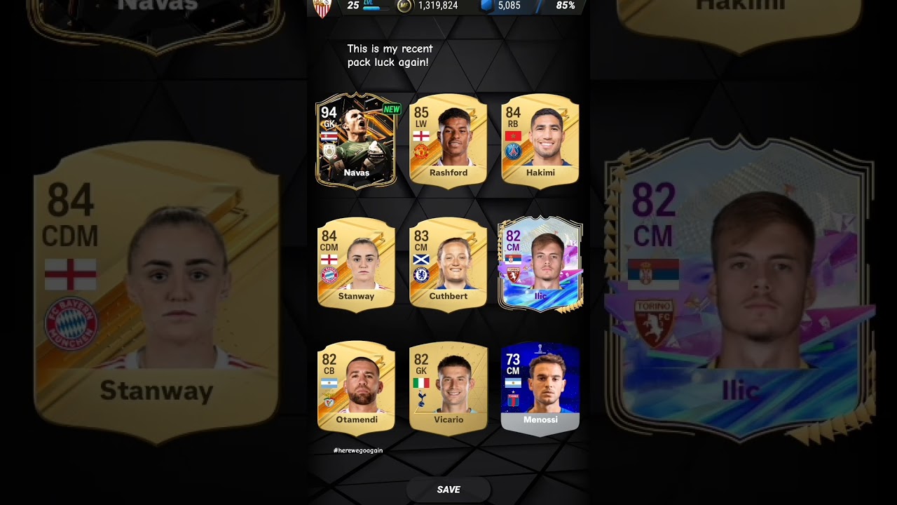 Here is my pack luck again! #football  #madfut #packluck