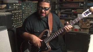 Video thumbnail for Slap Style - Juan Perez playing Walnut AMB-2 Scroll Bass Guitar by Bruce Johnson by Packinghouse Creative