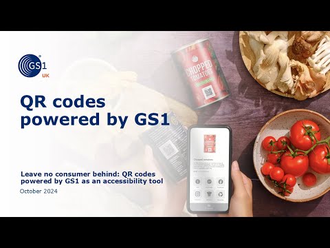 Leave no consumer behind: QR codes powered by GS1 as an accessibility tool