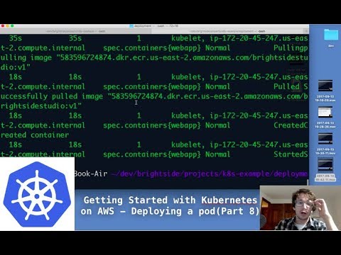 (Part 8) Getting Started with Kubernetes on AWS - Deploying a pod