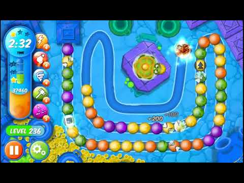 Marble Woka Woka Level 236 - NO BOOSTERS 🐢 | SKILLGAMING ✔️