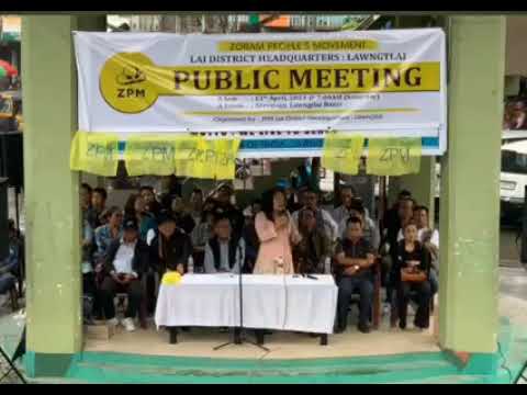 ZPM Party THURÛK Alinery Lianhlawng-i'n a puang! 😱 BJP zawm an hreh lo? Areopagi, Lawngtlai, 11.4.23