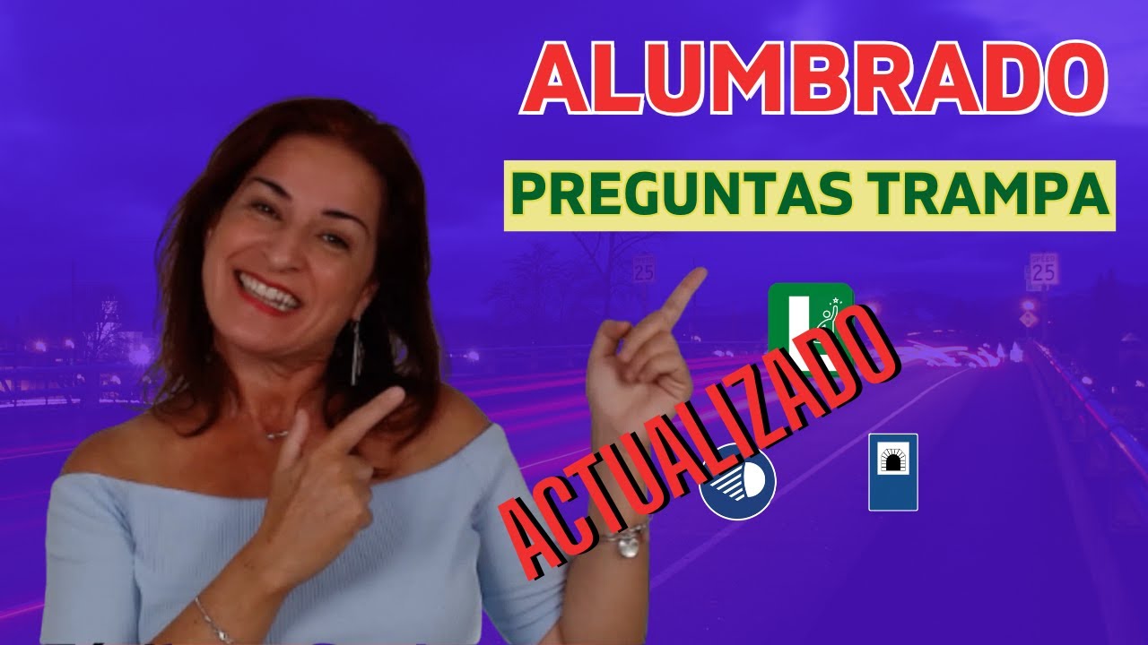 10 Preguntas TRAMPA sobre ALUMBRADO 🎇 EXAMEN DGT