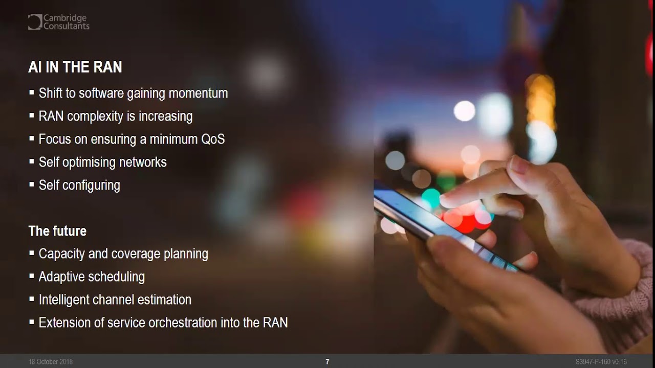 Cambridge Consultants webinar: How AI will transform telecoms