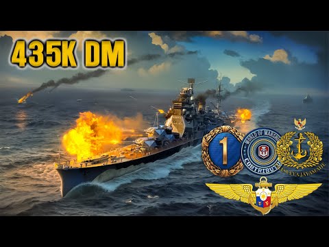 Cruiser Salem: Beautiful team play in random battle - World of Warships