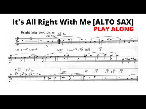 It's All Right With Me [ALTO SAX] [Cole Porter]