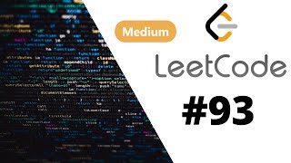 YouTube video '[Java] Leetcode 93. Restore IP Addresses [Backtracking #3]'