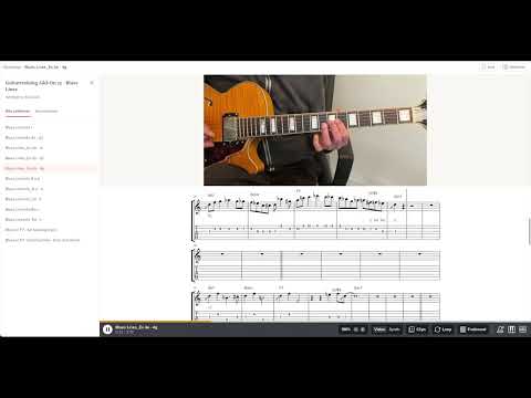 Blues Lines for Bebop Blues in F7 - Add-On 25 - demo