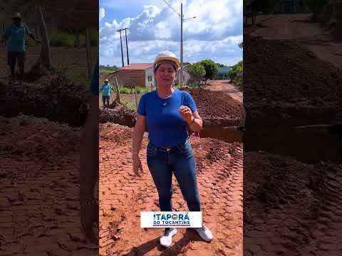 asfalto e bueiro Itaporã do Tocantins 12 11 2025 #noticias