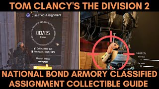 National Bond Armory - Classified Assignment Collectible Guide How To unlock Backpack Trophy