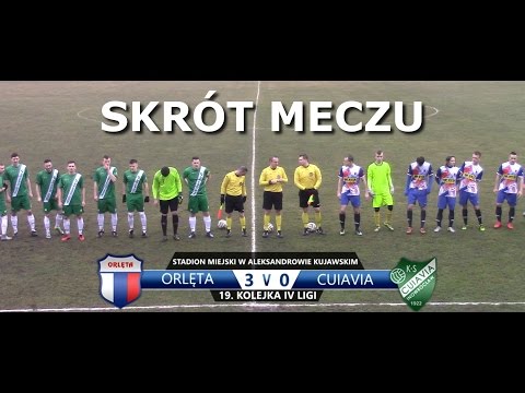 Skrót meczu Orlęta Aleksandrów Kujawski - Cuiavia Inowrocław 3:0 // 19. kolejka IV ligi