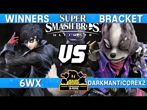 Smash Ultimate Tournament Set - 6WX (Joker) vs DarkManticoreX2 (Wolf) - CNB 188