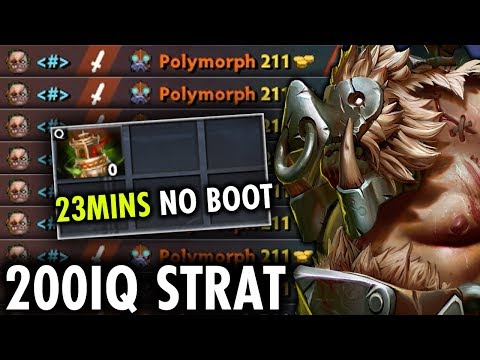 PUDGE 23MINS NO BOOT NONSTOP DELETE TINKER - 200IQ STRAT COUNTER BUILD!! | GENIUS PUDGE