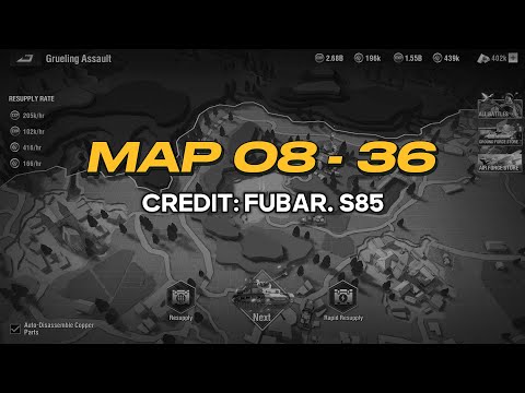 Campaign map 8-36 in Warpath v9.30