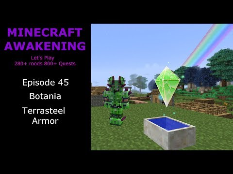 Minecraft Awakening Eph45 Botania Terrasteel Armor