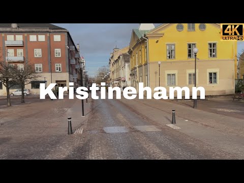 Kristinehamn, Sweden 🇸🇪 | Small Town Virtual Walk | [4K HDR]