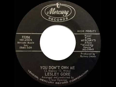 1964 HITS ARCHIVE: You Don’t Own Me - Lesley Gore (a #2 record--mono 45)