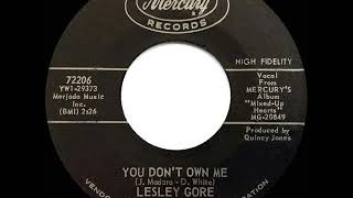 1964 HITS ARCHIVE: You Don’t Own Me - Lesley Gore (a #2 record--mono 45)