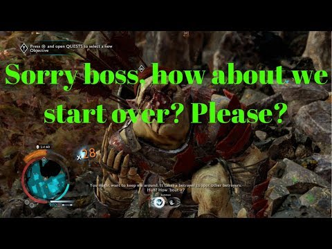 You Were the Worst Boss Ever Quotes - Shadow of War