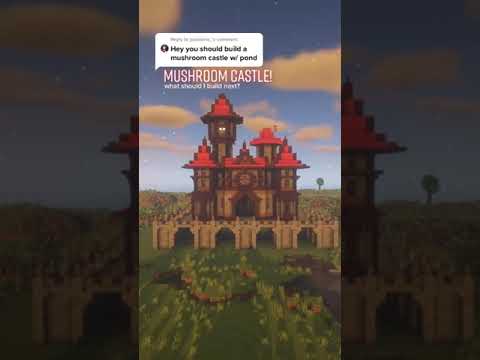 iisabelline - Minecraft Mushroom Castle Build