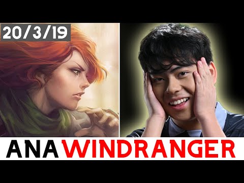 Ana "Windranger" Playing with friends and "FOREV- Using Pudge Persona! TheToyButcher | DOTA 2 MICRO