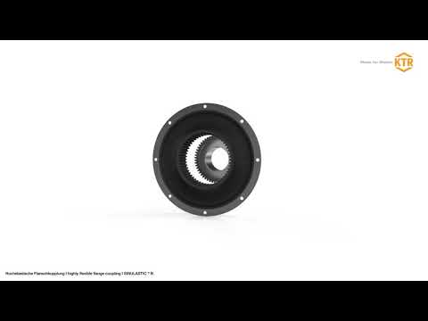 SINULASTIC® B highly flexible flange coupling / disc coupling for high misalignments | KTR Systems