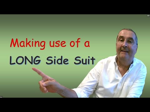 Declarer Play in a suit contract: Making use of a long side suit