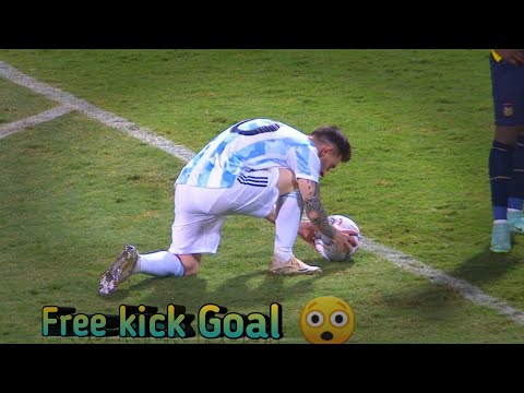 Lionel Messi Amazing Goal vs Ecuador (2021) HD 1080i
