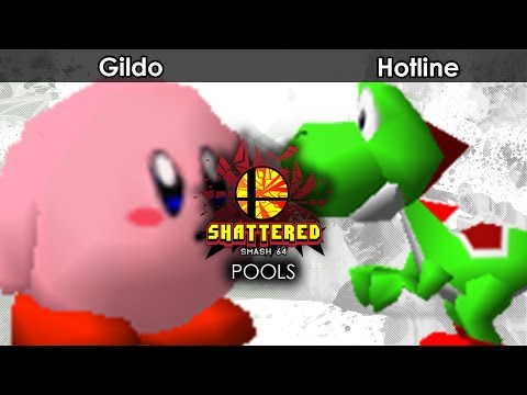 Smash 64: Gildo (Kirby) V Hotline (Yoshi) - Shattered 59 Tournament SSB64