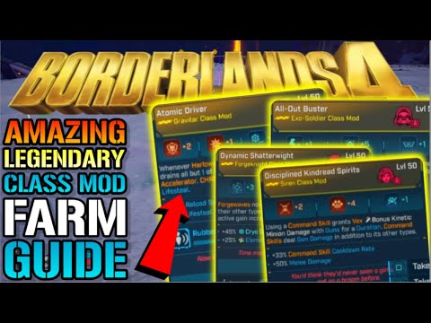 Borderlands 4: AMAZING Legendary "Class Mod" FARM For ALL VAULT HUNTERS! Harlowe, Rafa, Vex & Amon