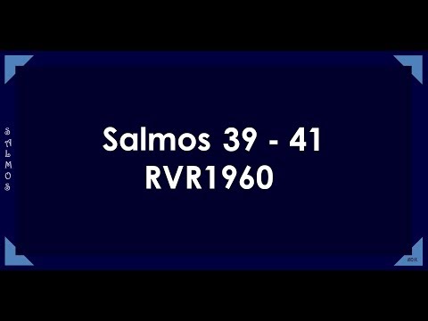 The Bible in a Year/Psalms 39-41 (Audio, Lyrics) Day 229