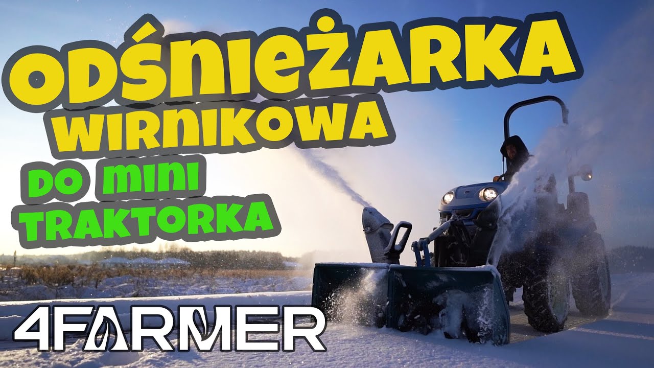 Odśnieżarka wirnikowa do mini traktora :: 4Farmer :: Traktor.com.pl