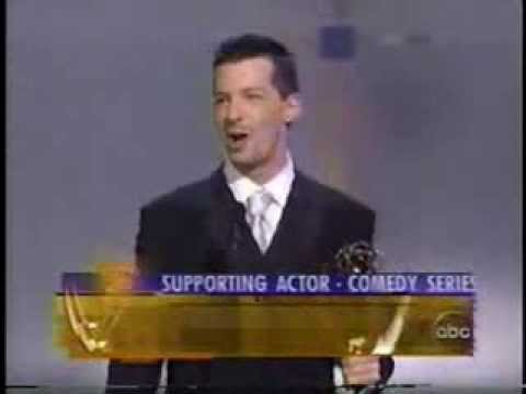 Sean Hayes wins 2000 Emmy Award for Supporting Actor in a Comedy Series