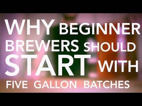 Why beginner brewers should start with five-gallon batches | Brewin' the Most
