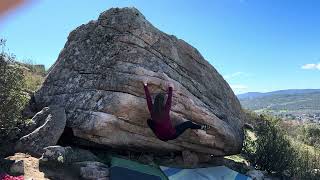 Video thumbnail: Ojo al Paso por arriba, 6A. La Pedriza