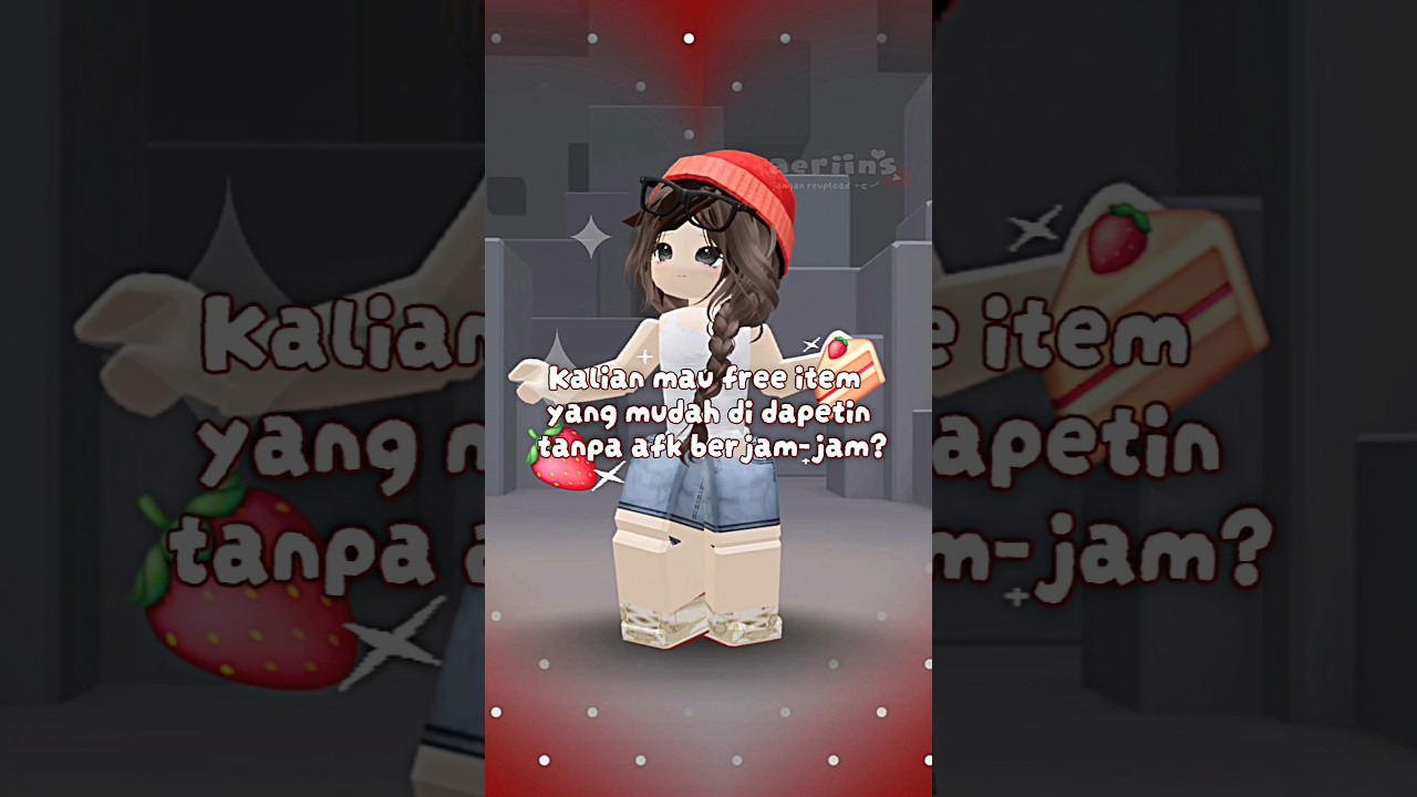 free item di roblox tanpa berjam-jam afk ‼(·'╻'·)꒳ᵒ꒳ᵎᵎᵎ #robloxshorts #roblox #beranda #robloxedit