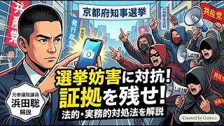 しばき隊（≒共産党）による選挙妨害への対処法　コメントが画面を流れます　2026年4月13日（月）