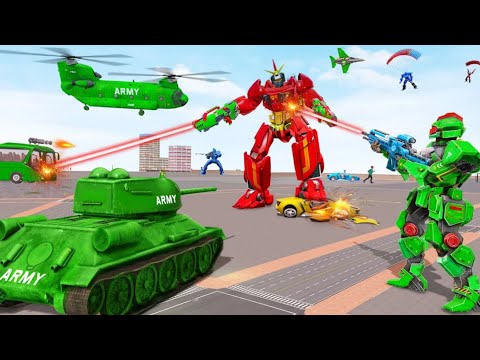 Army Bus Robot Transform Wars: army robot transform battle, new army bus robot - Android Gameplay