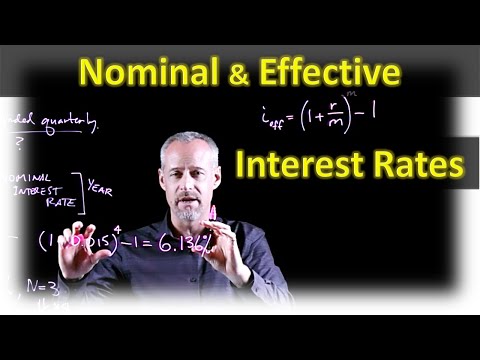 Nominal and Effective Interest Rates - Engineering Economics Lightboard