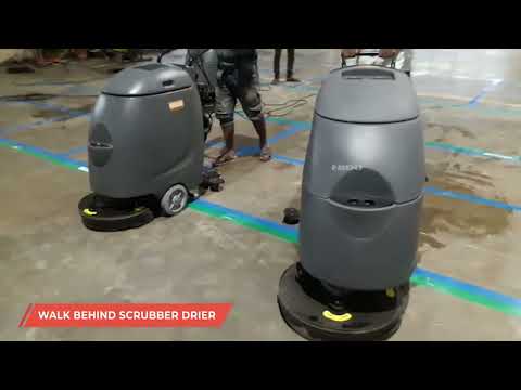 Walk Behind Scrubber Drier On Rent