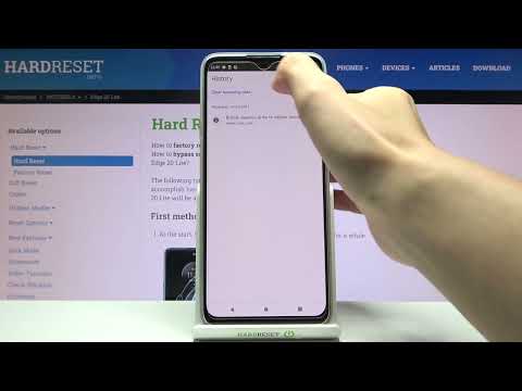 How to Clear Browsing Data in MOTOROLA Edge 20 Lite – Remove Browsing History