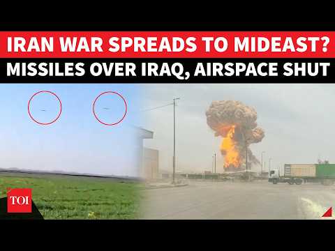 BOOM! Shocking Video Shows MISSILES OVER U.S Ally Nation As Iran War Explodes; Mideast Airspace Shut