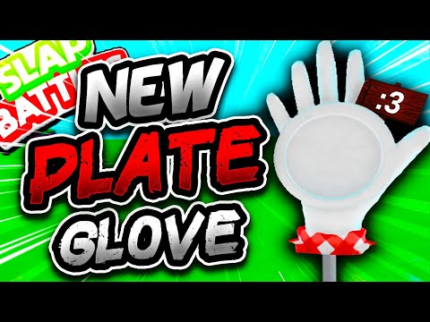 New PLATE⚪ Glove & HOW TO GET IT!! - Slap Battles Roblox