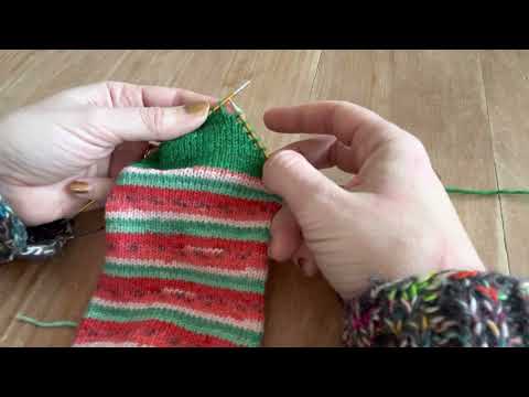 No wrap Short Row heel