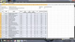 Tutorial cara mengurutkan data dari terbesar ke terkecil atau sebaliknya pada aplikasi MS EXCEL