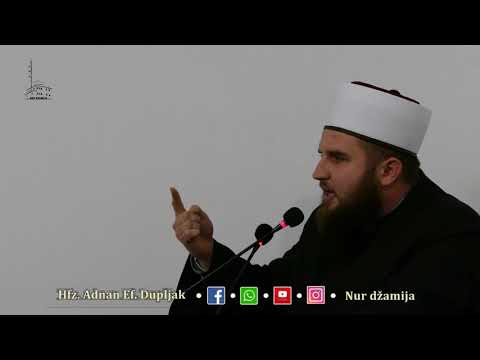 Svako dobrocinstvo je sadaka - Hfz. Adnan Dupljak (26. hadis - 03.01.18)