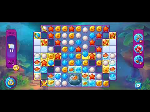 Fishdom gameplay level 2459 fail