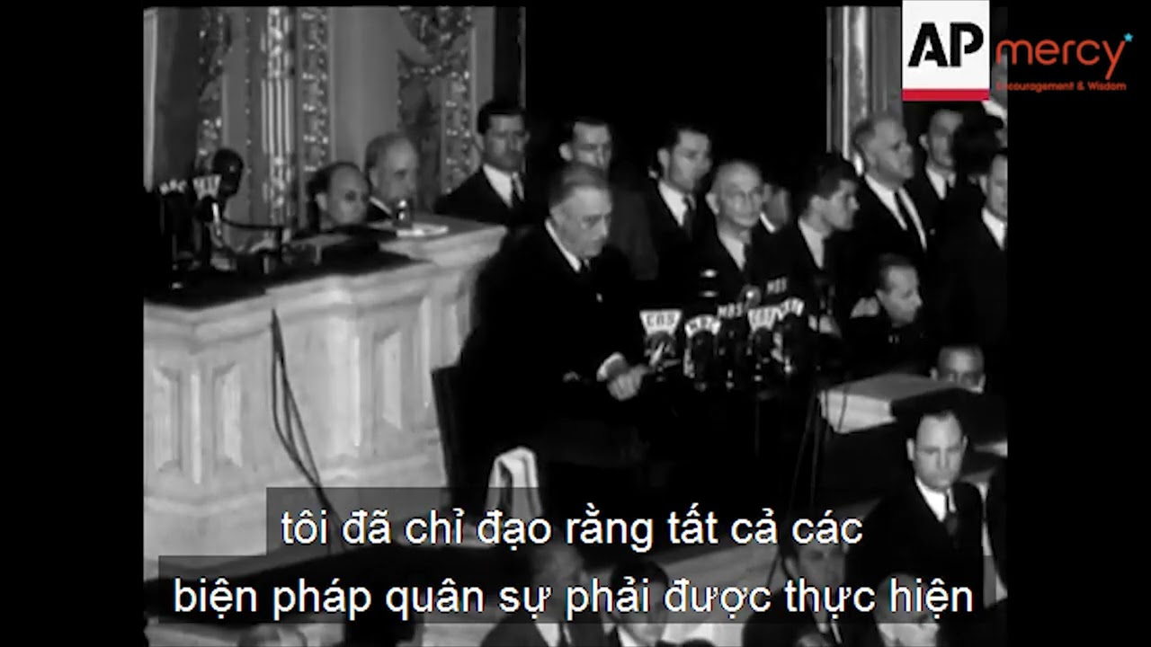 Nước Mỹ tuyên bố chiến tranh với Nhật Bản_Vietsub