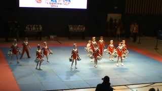 preview picture of video 'Чемпионат Караганды 2014 - Tetcheer - Cheer kids / Чир дети'